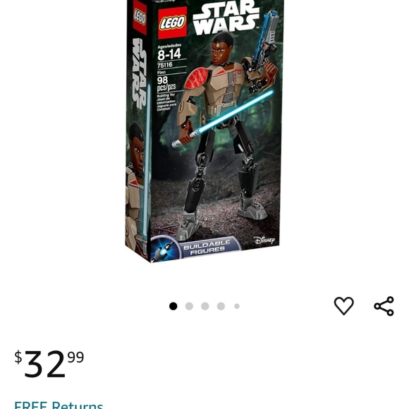 Lego Star Wars buildable Finn 75116 - Picture 8 of 8